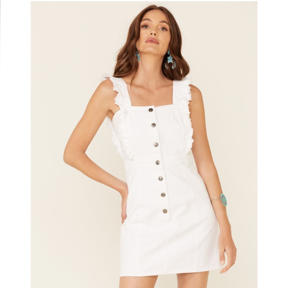 Women’s White Denim Dress